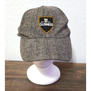 Guinness Ireland Herringbone Tweed Adjustable Baseball Cap With Embroidered Logo